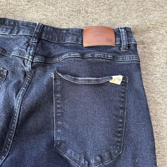 Barbell Apparel Jeans Mens Size 34 x 32 Blue Dark Wash Stretch Straight Denim - Picture 8 of 10